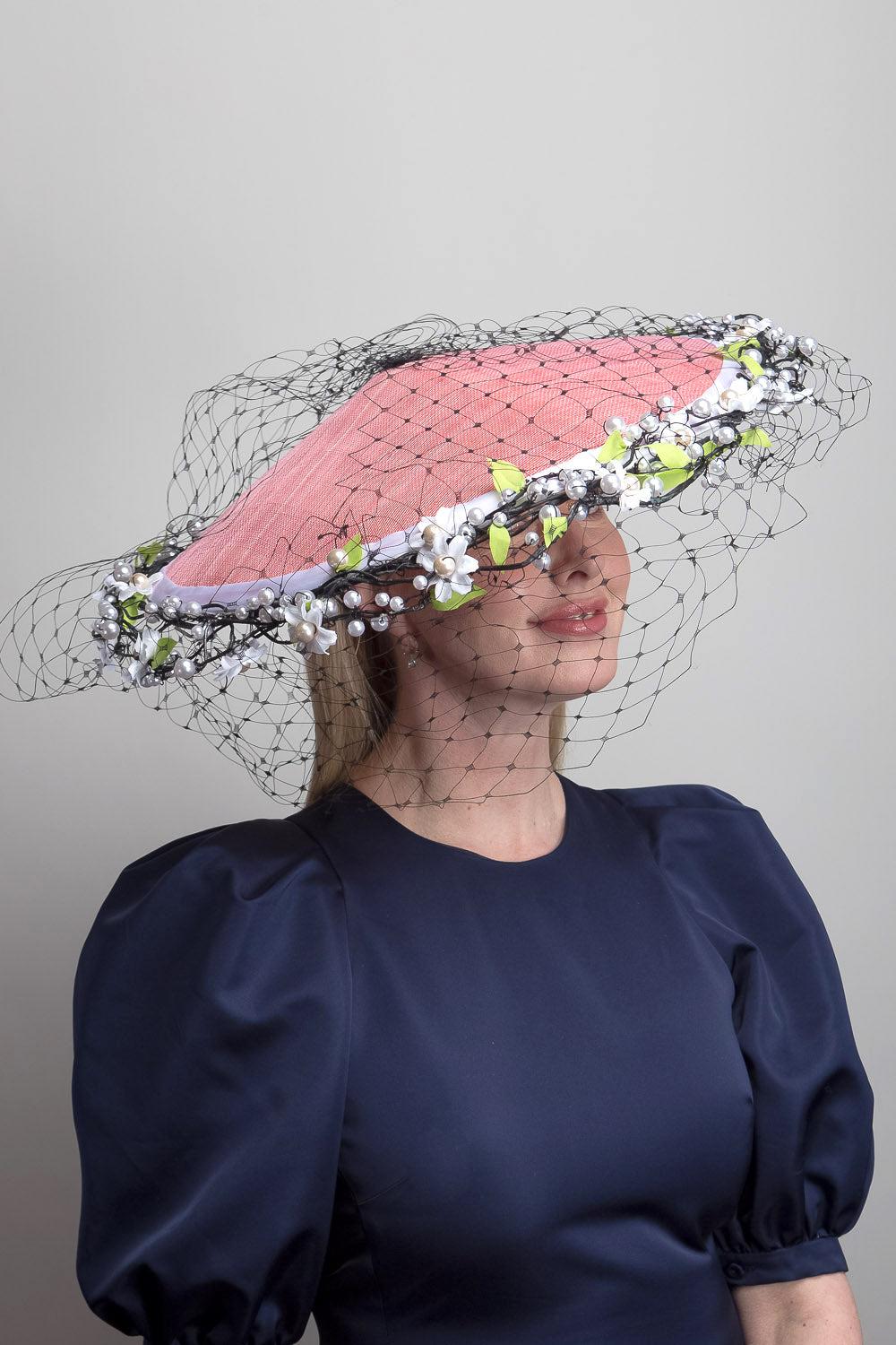 Apricot Wire Edge Dior Brim