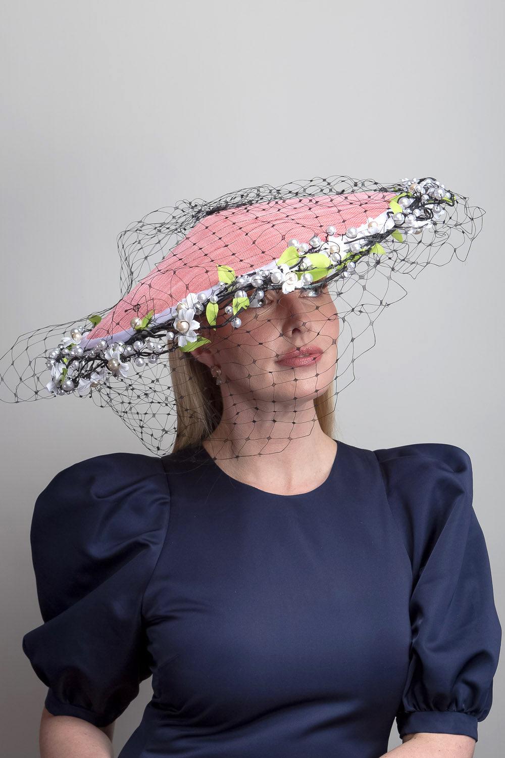 Apricot Wire Edge Dior Brim