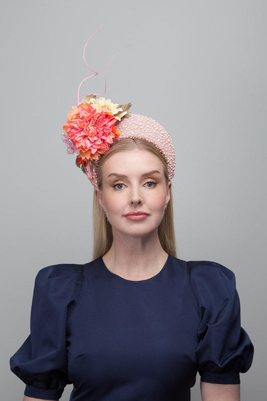 Pastel Orange Halo Crown