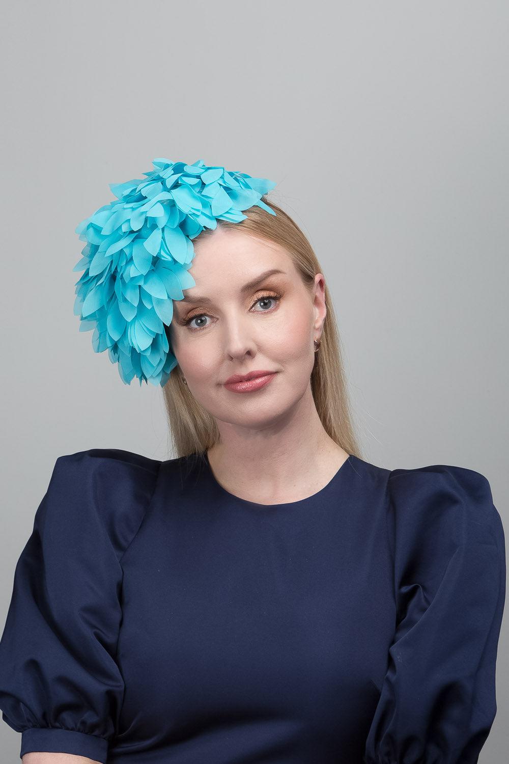 Blue Chiffon Petal Percher