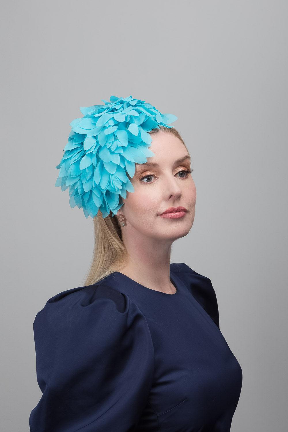 Blue Chiffon Petal Percher