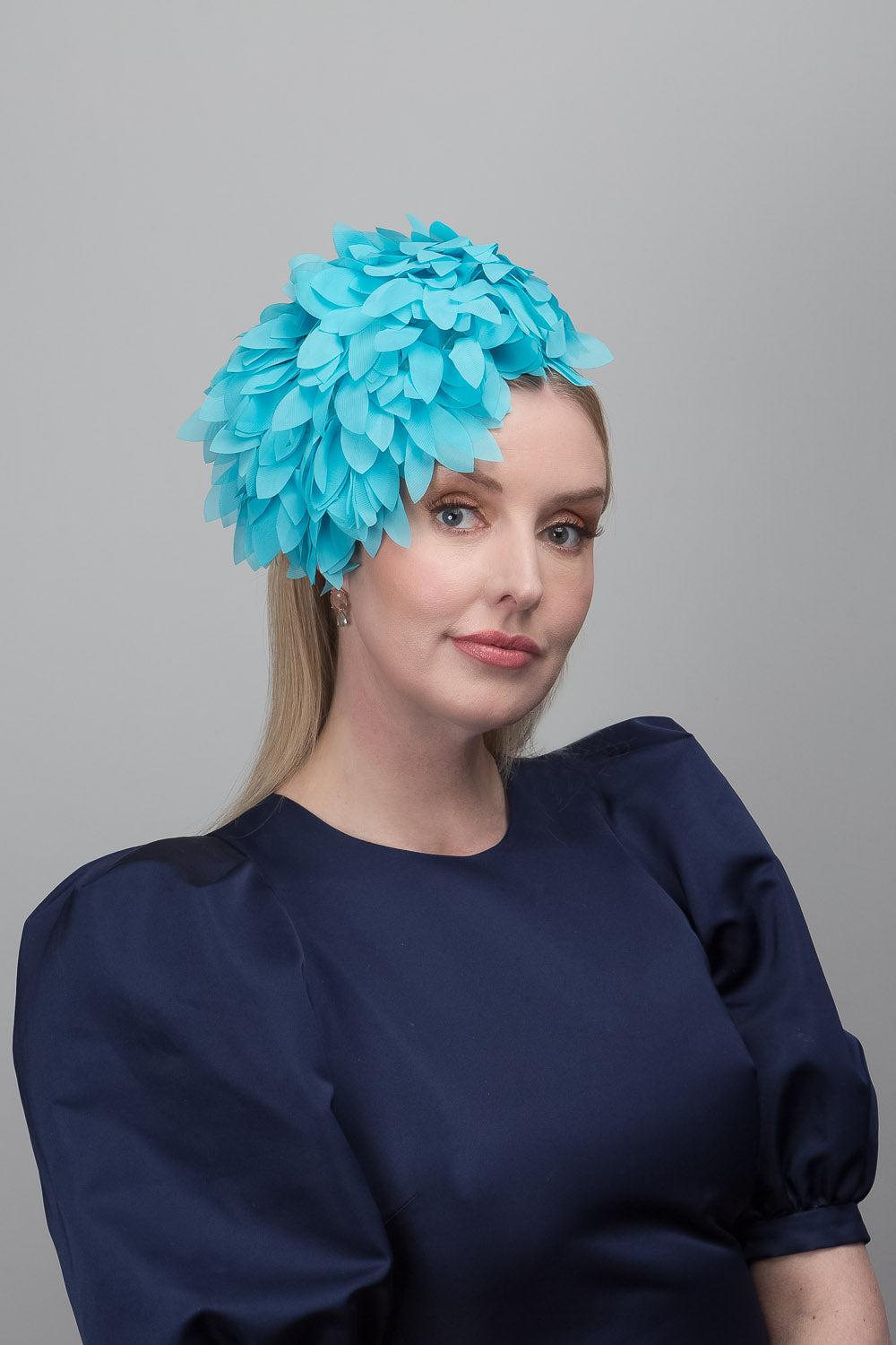 Blue Chiffon Petal Percher
