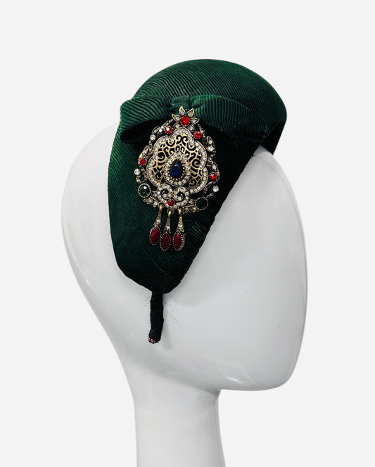 Green Bandeau Headband