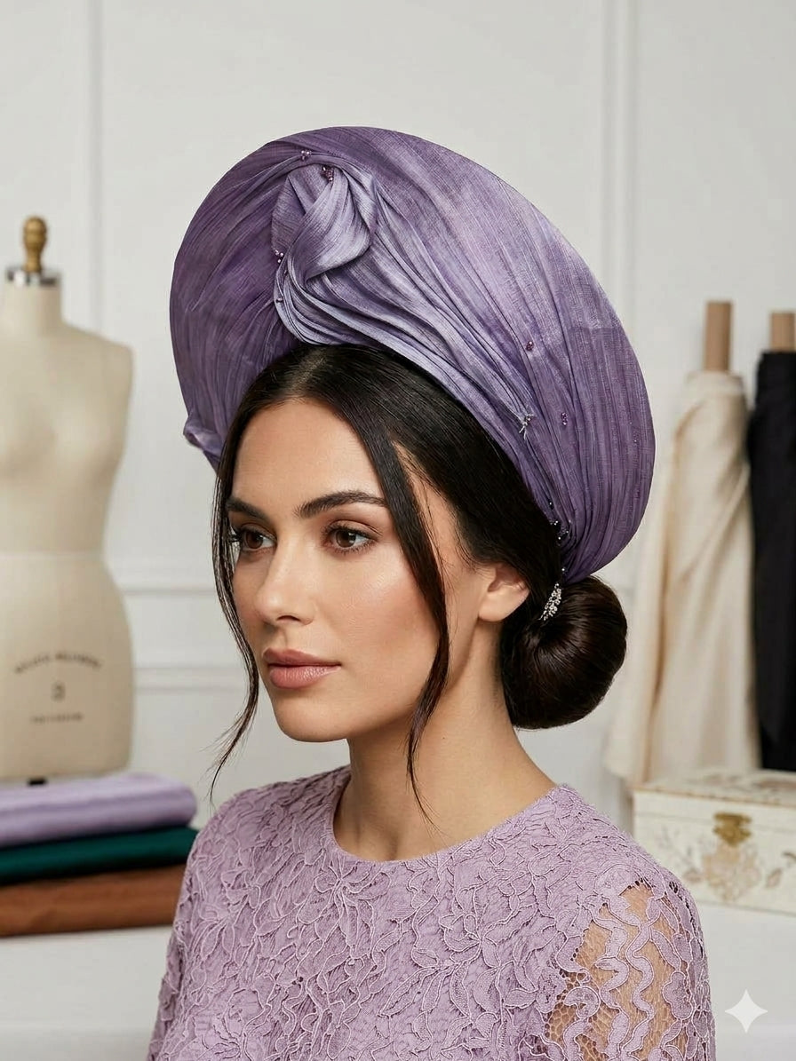 Mauve Hand Painted Halo