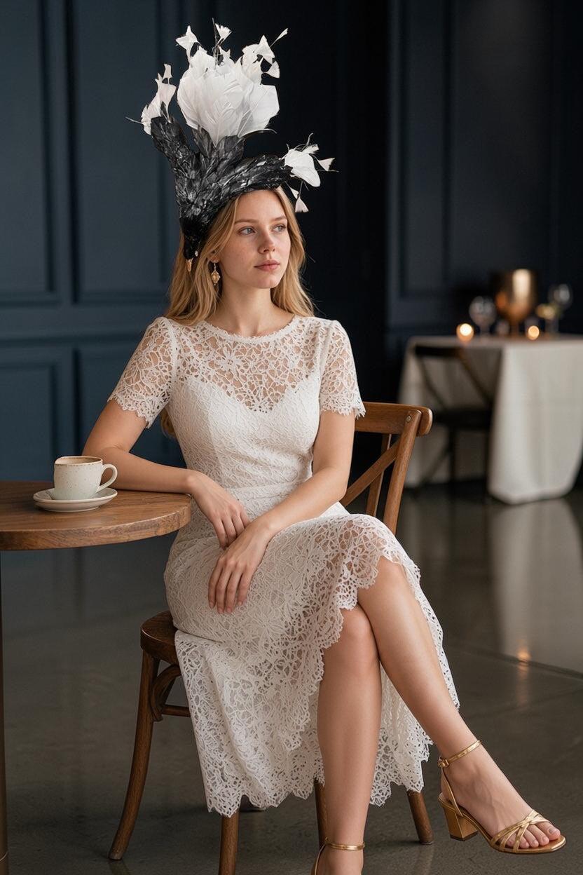 Black Bird Fascinator