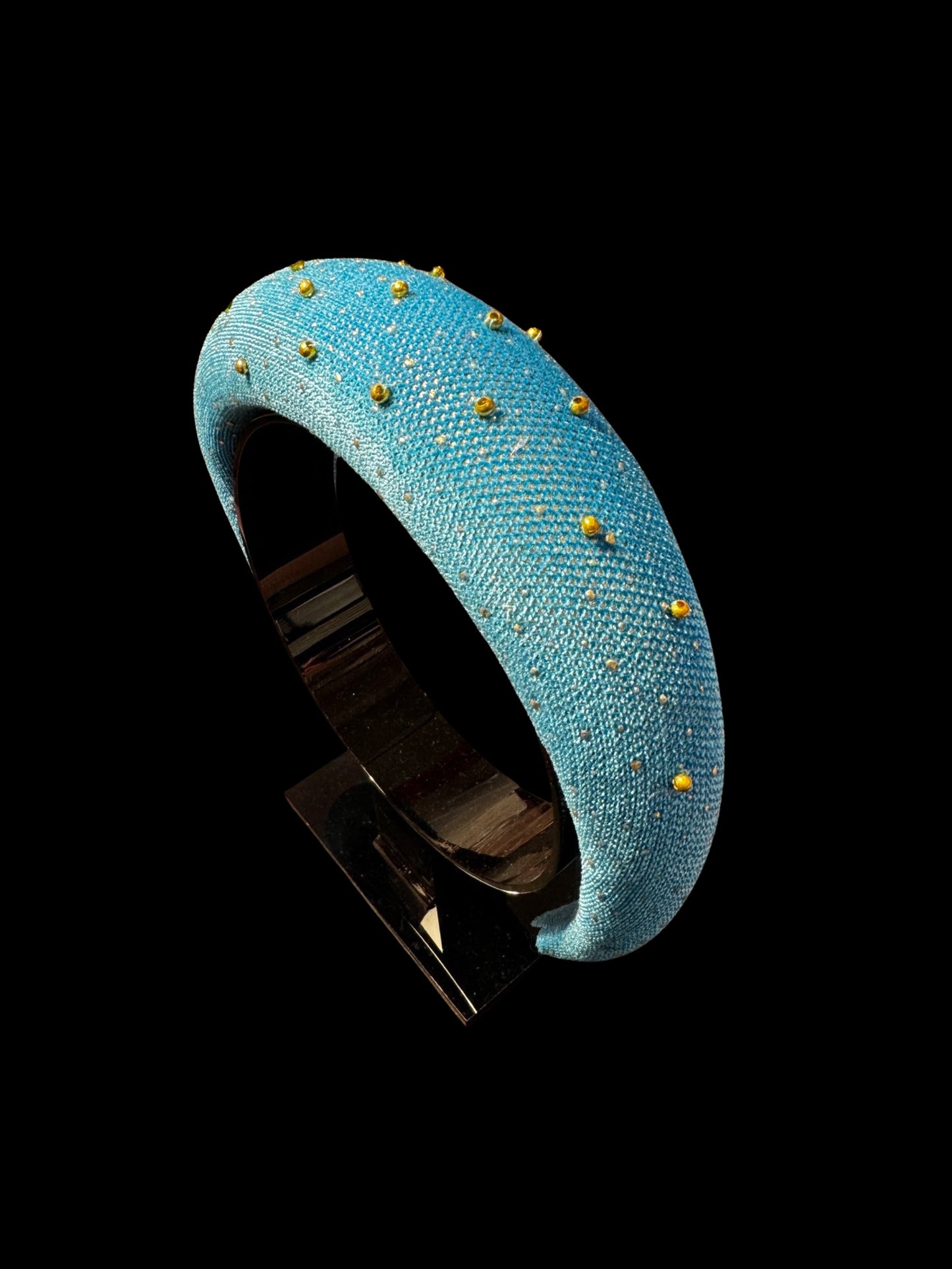 Blue Mesh Headband