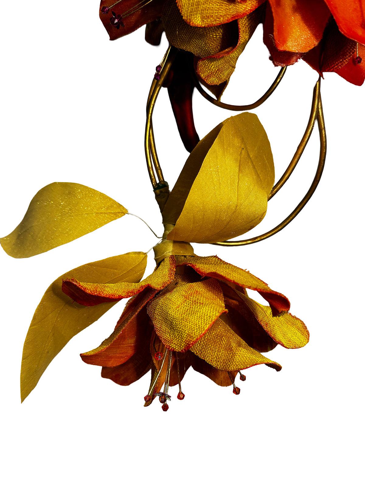 Orange Yellow Petal Headpiece.