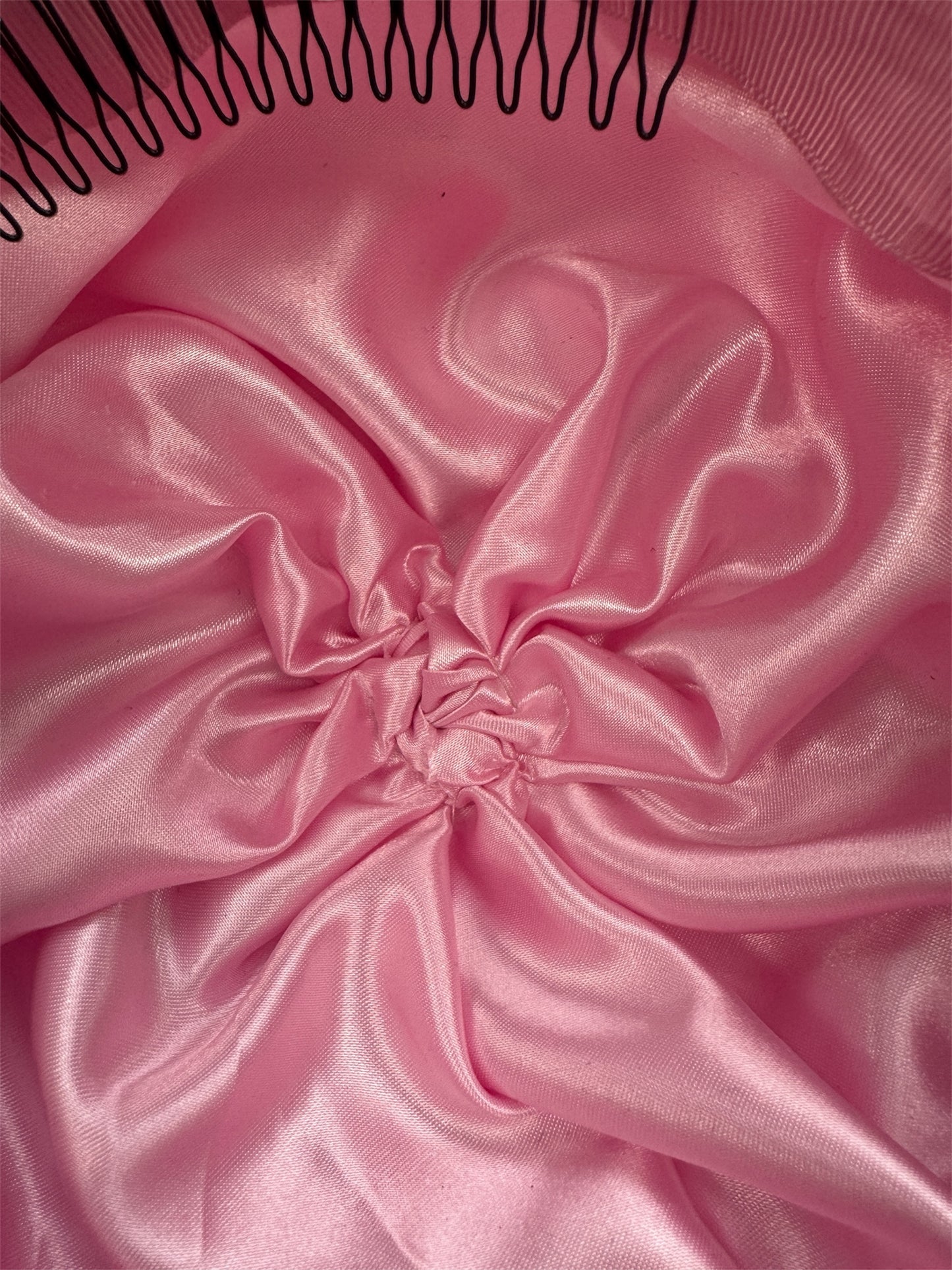 Pink Texture Fabric Pillbox