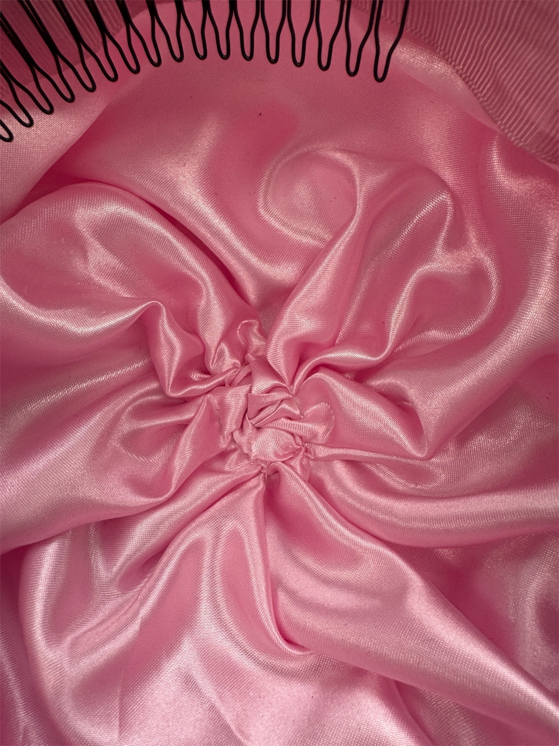 Pink Textured Pillbox Hat - 1950s Elegance