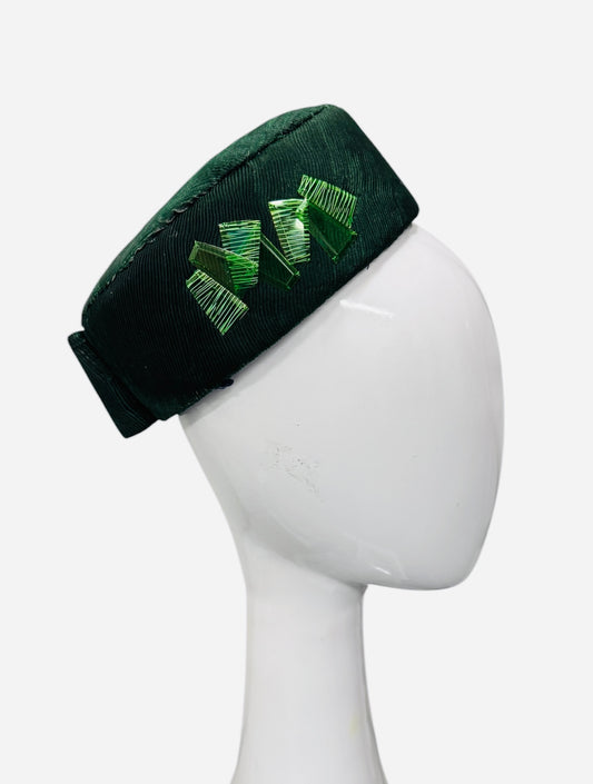Green Vintage Pillbox