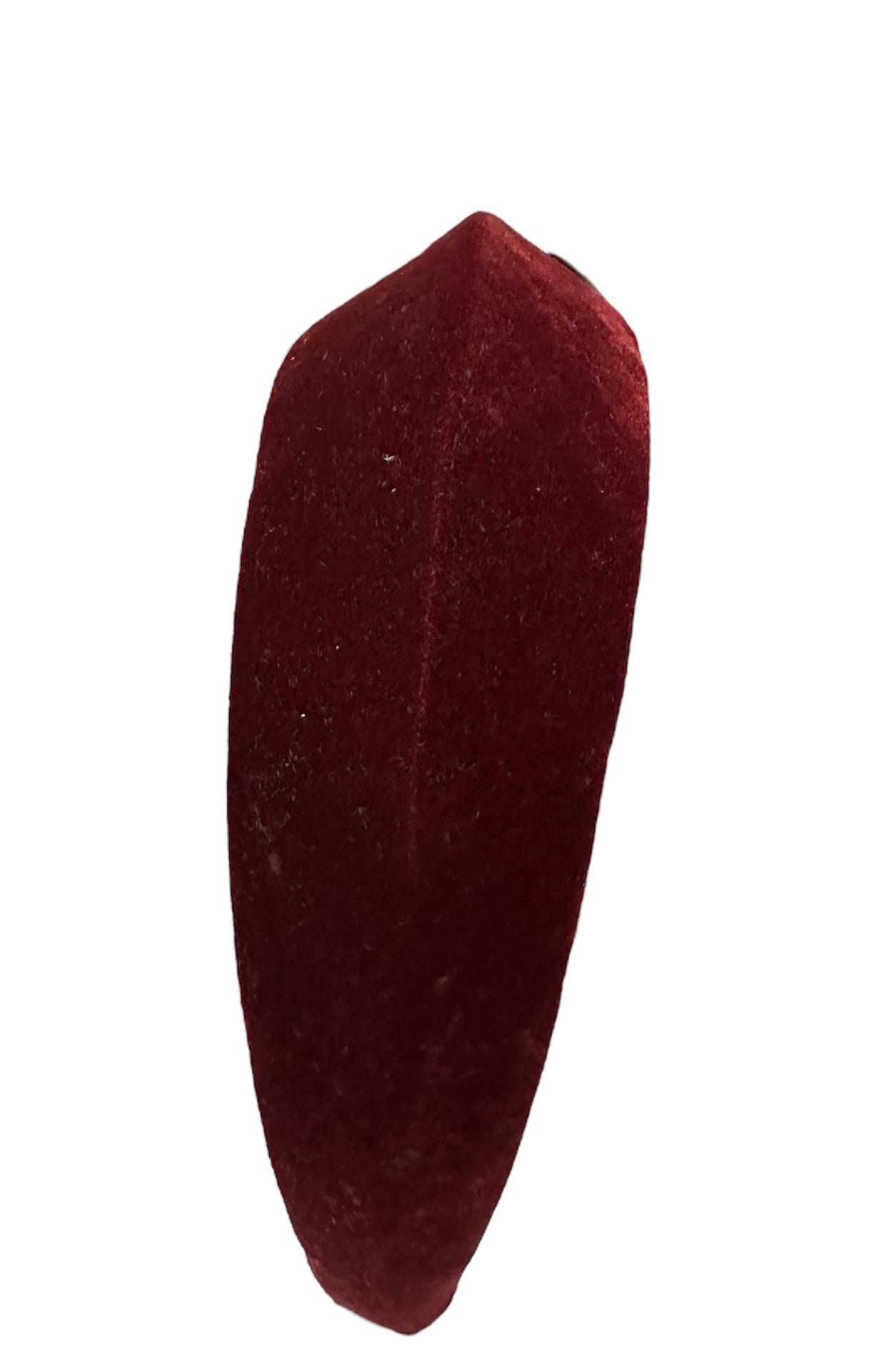Burgundy Velvet Halo Crown