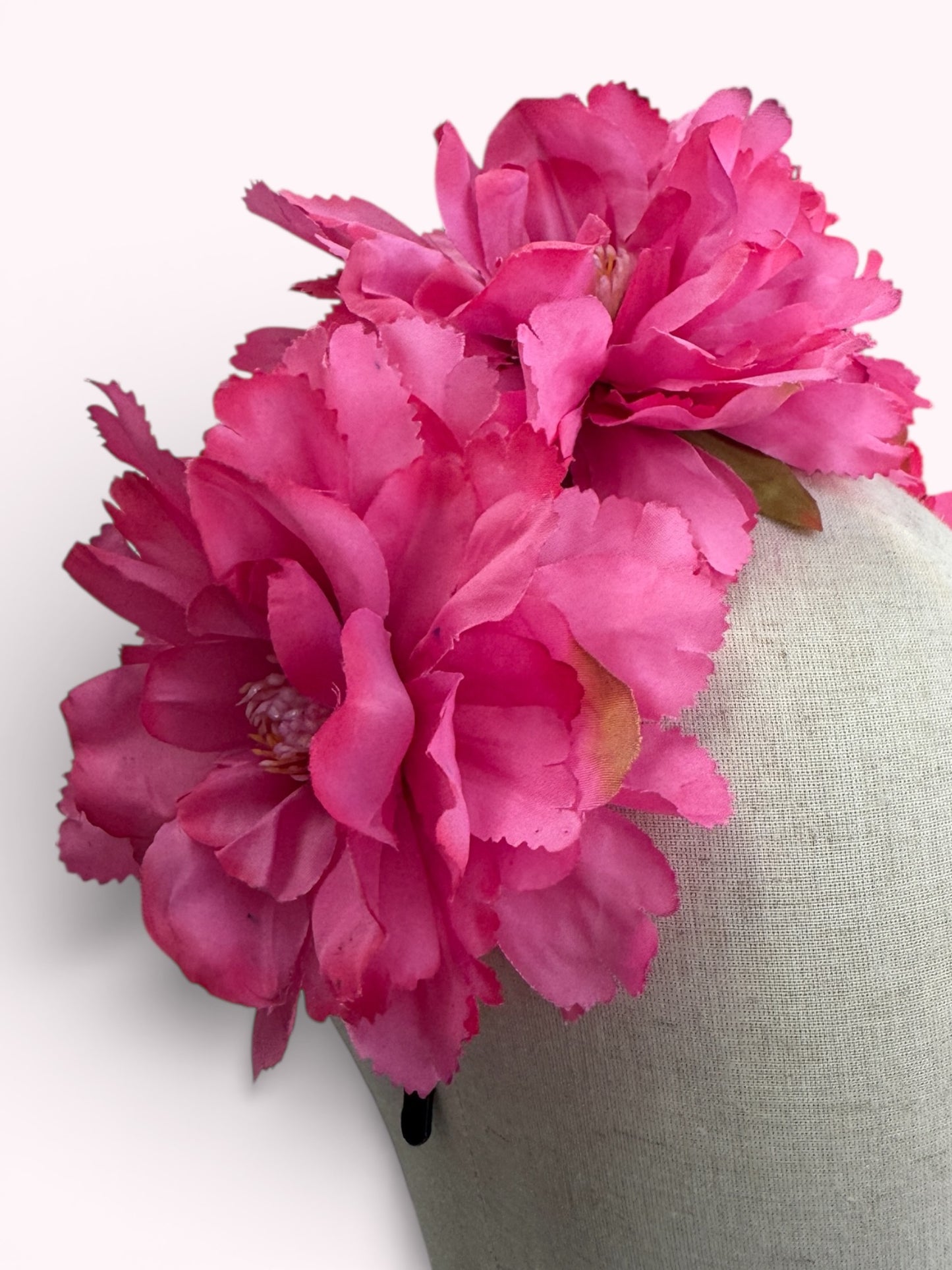 White Blue Floral Crown