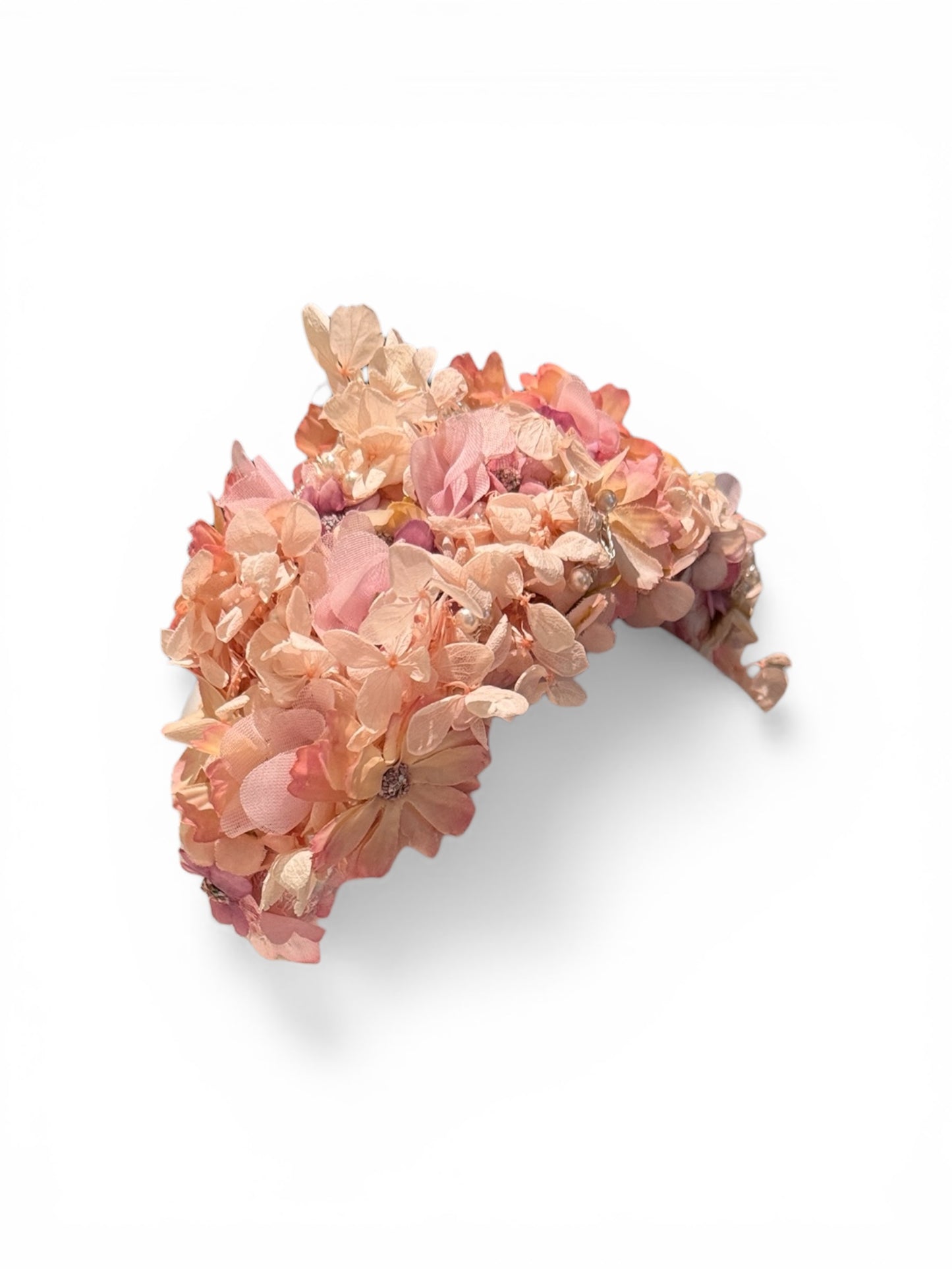 Vintage Floral Headband in Pinks