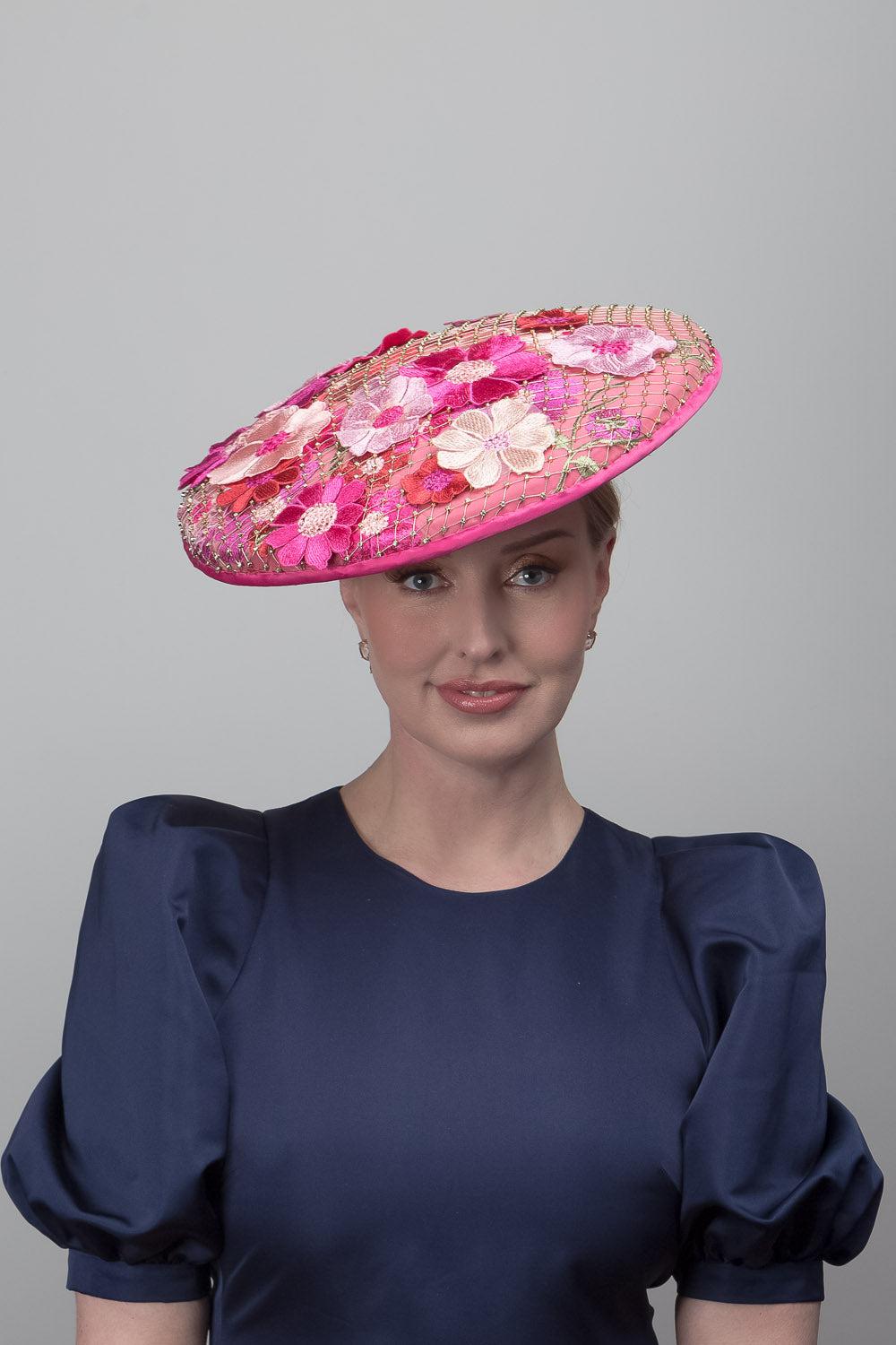 Rose Pink Floral Dior Brim