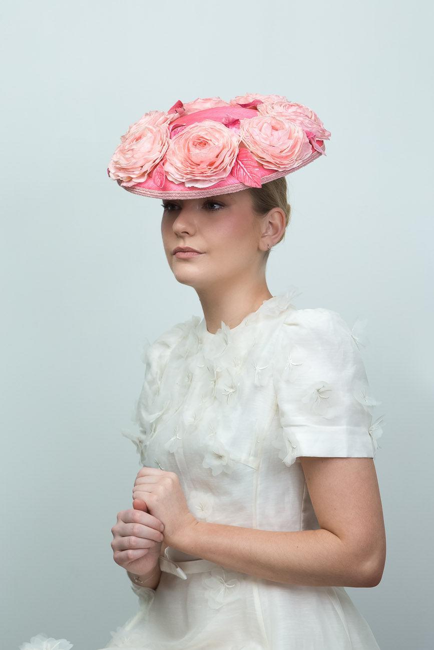 Pink Short Brimmed Hat