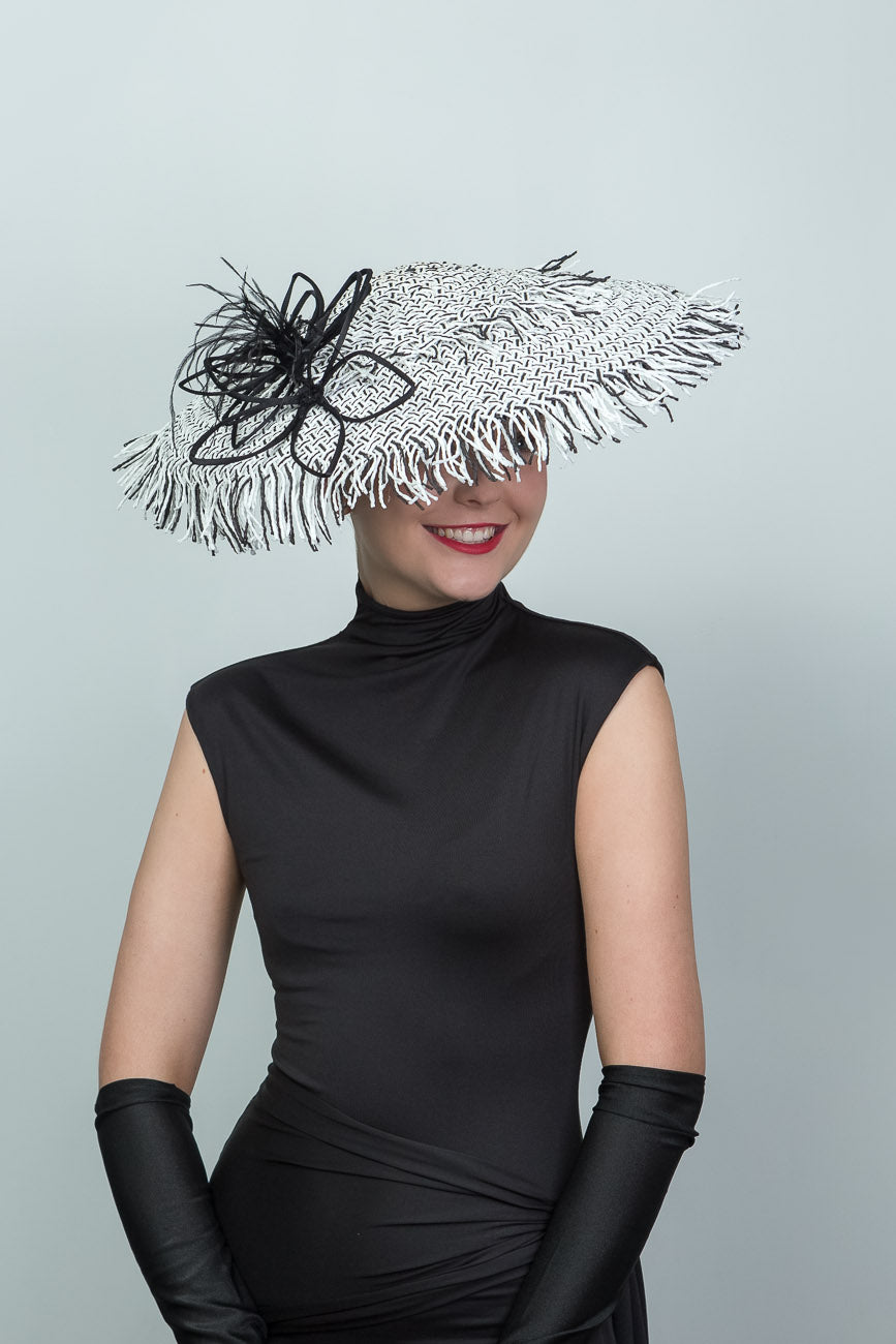 Derby Day Fringed Dior Brim