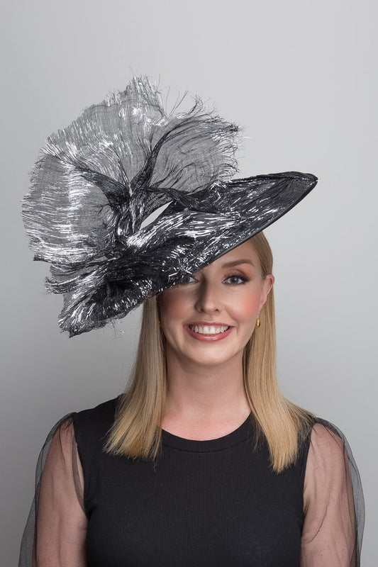 Silver Black Dior Brim