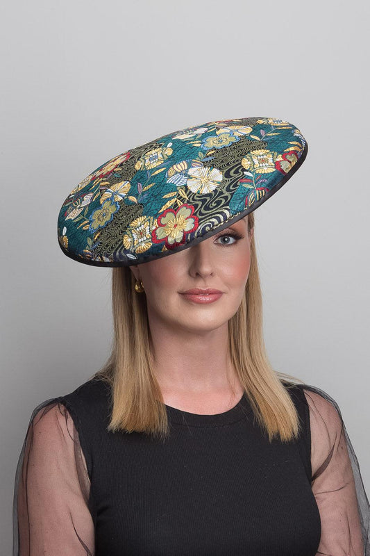 Green Brocade Dior Brim