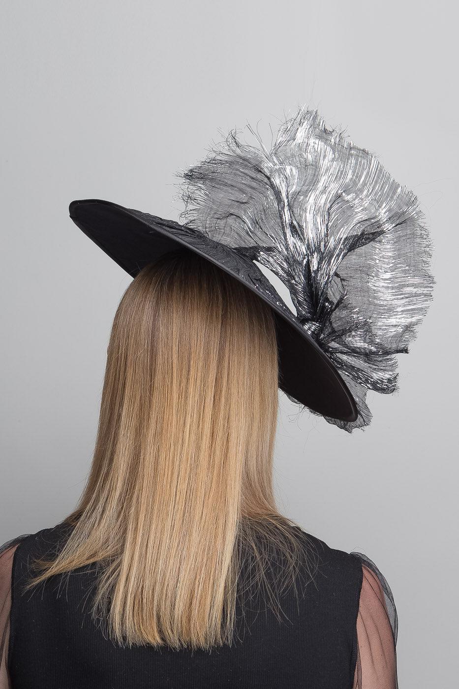 Silver Black Dior Brim