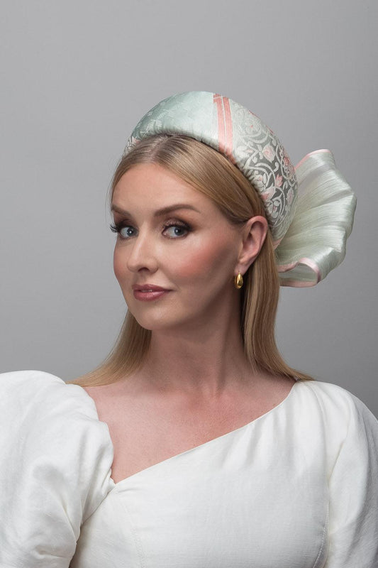 Mint Pink Pillbox Hat