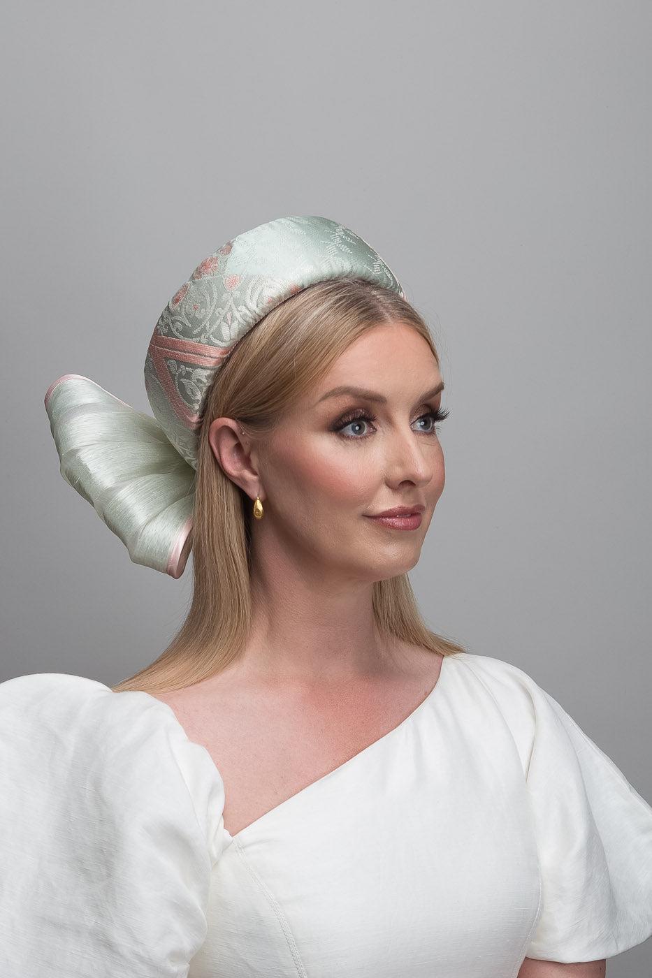 Mint Pink Pillbox Hat