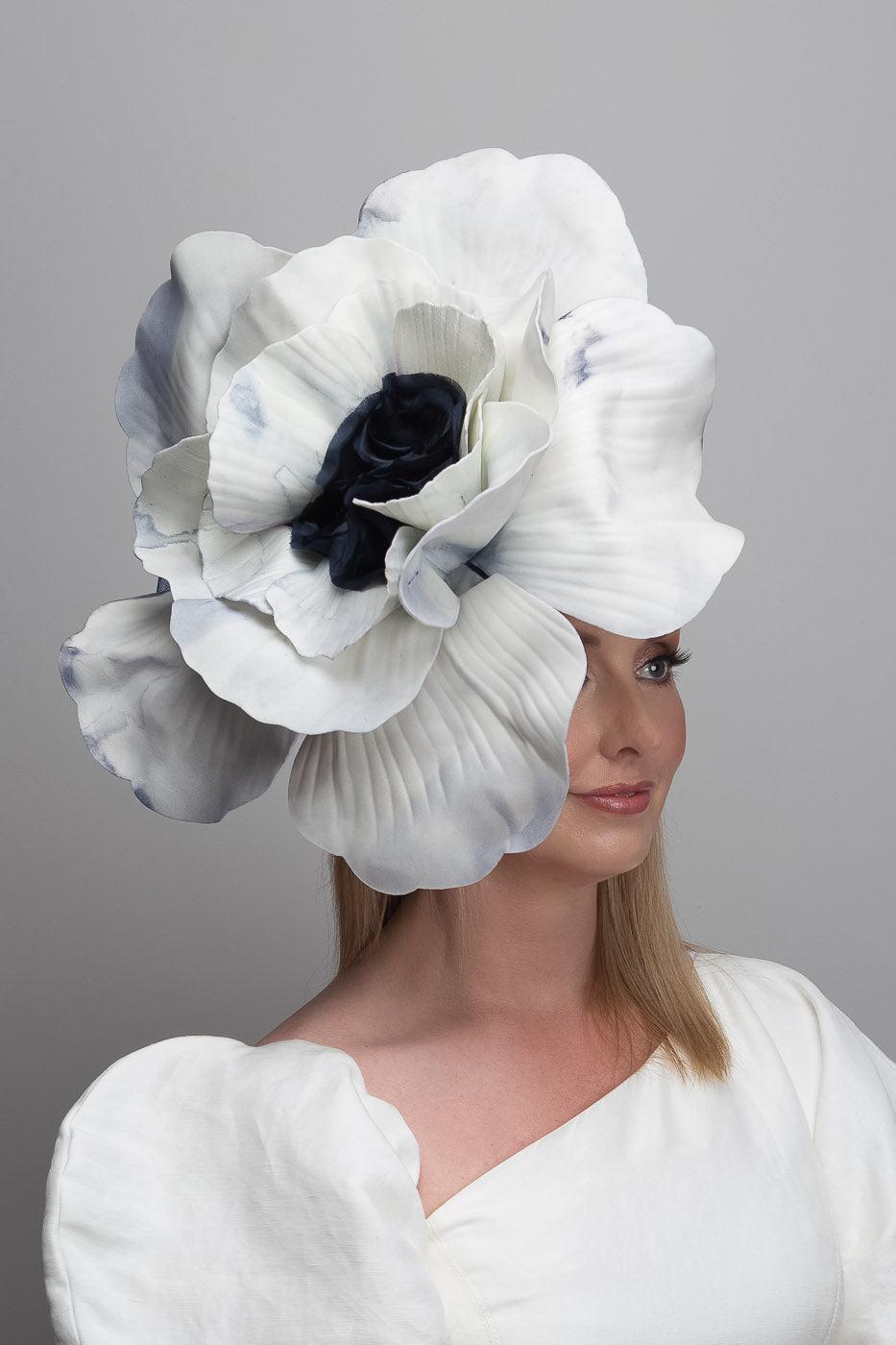 Pastel Navy Large Flower