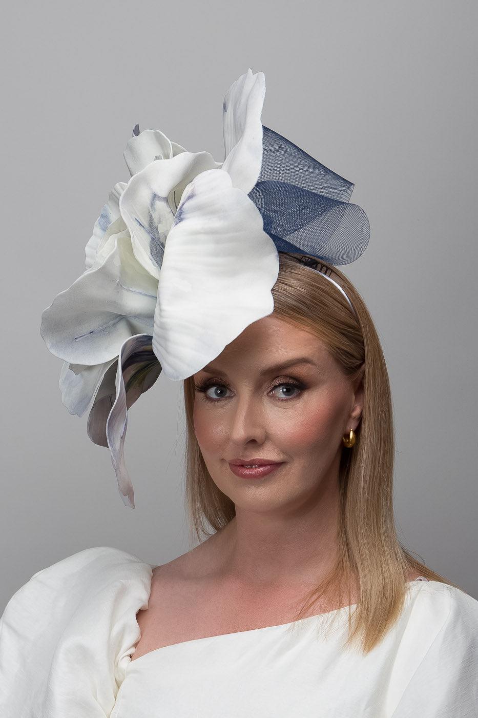 Pastel Navy Large Flower