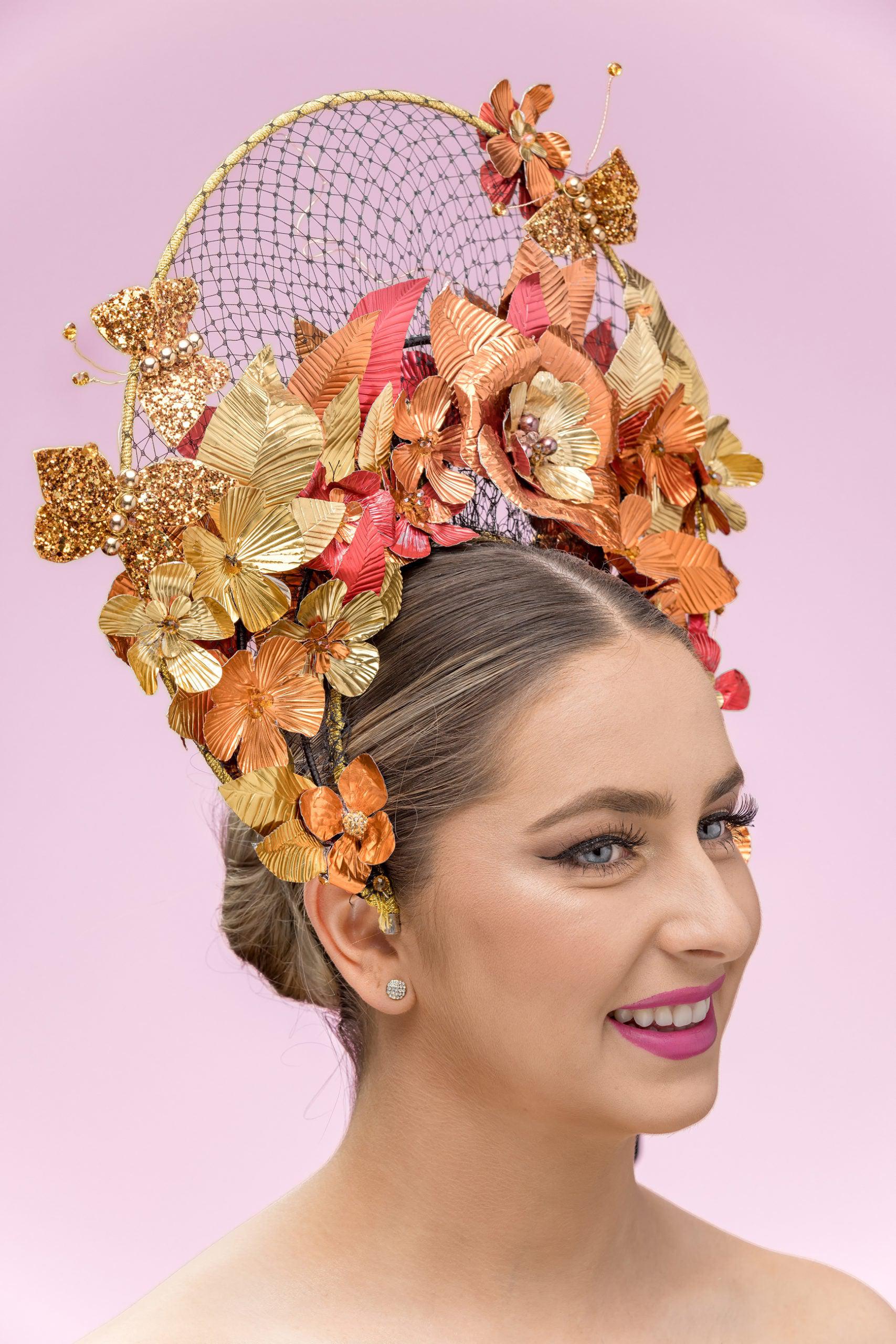 Golden Metal Halo Crown