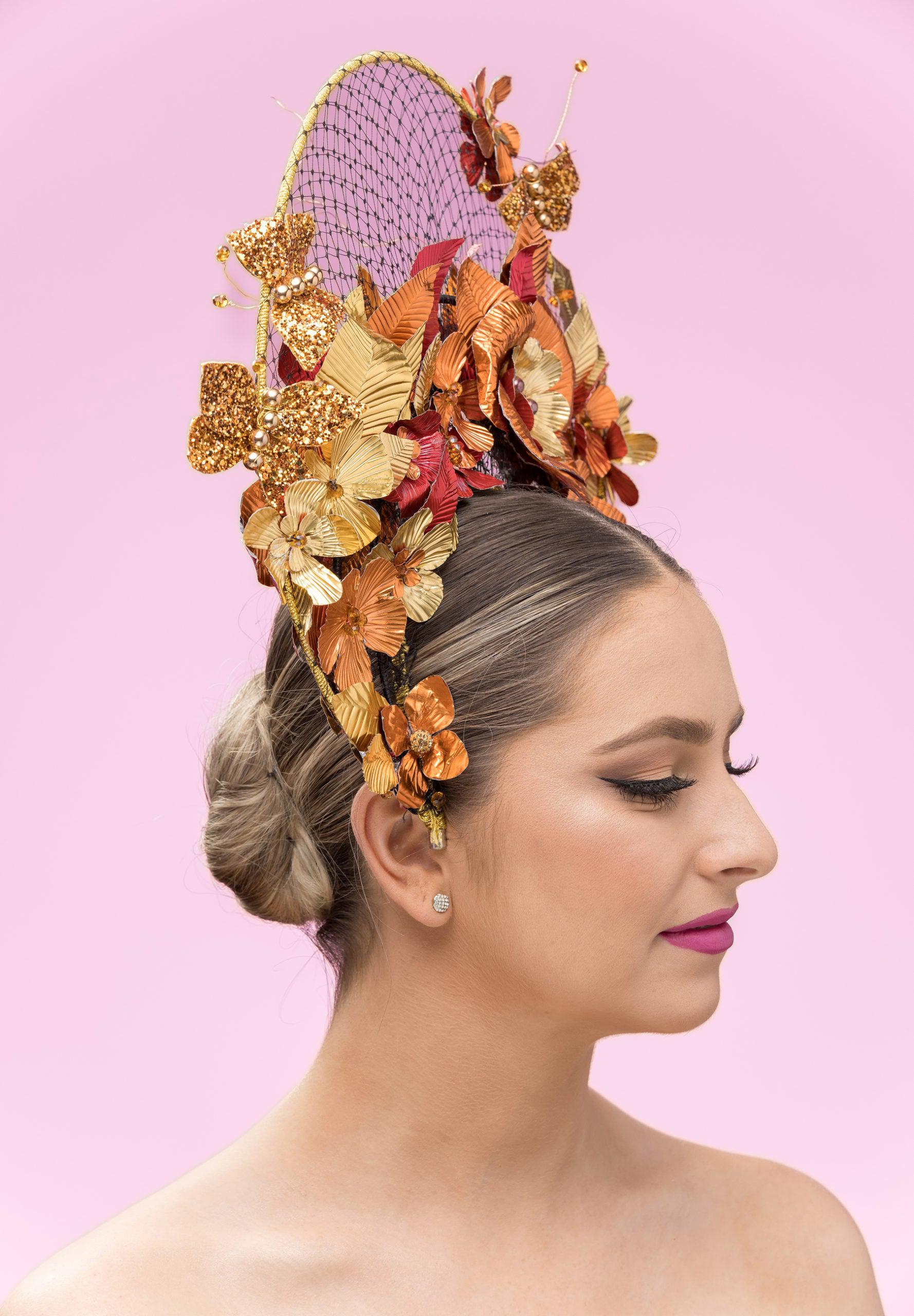 Golden Metal Halo Crown