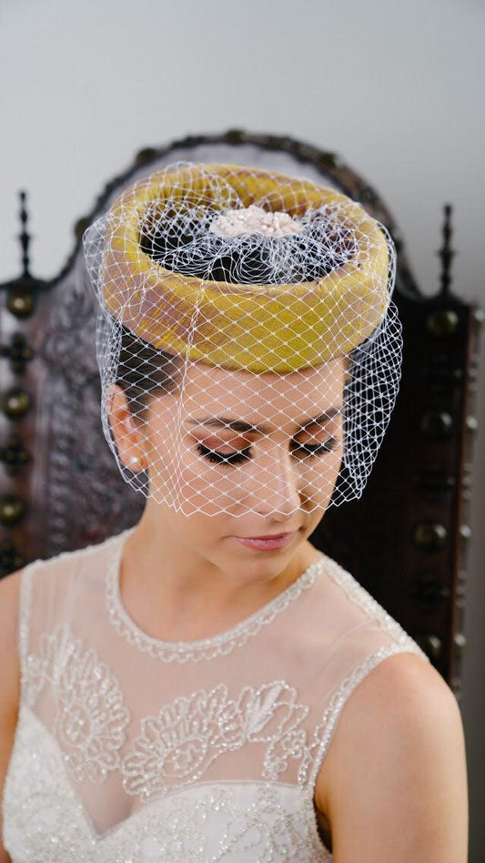 Gold Bronze Ring Hat 1950's