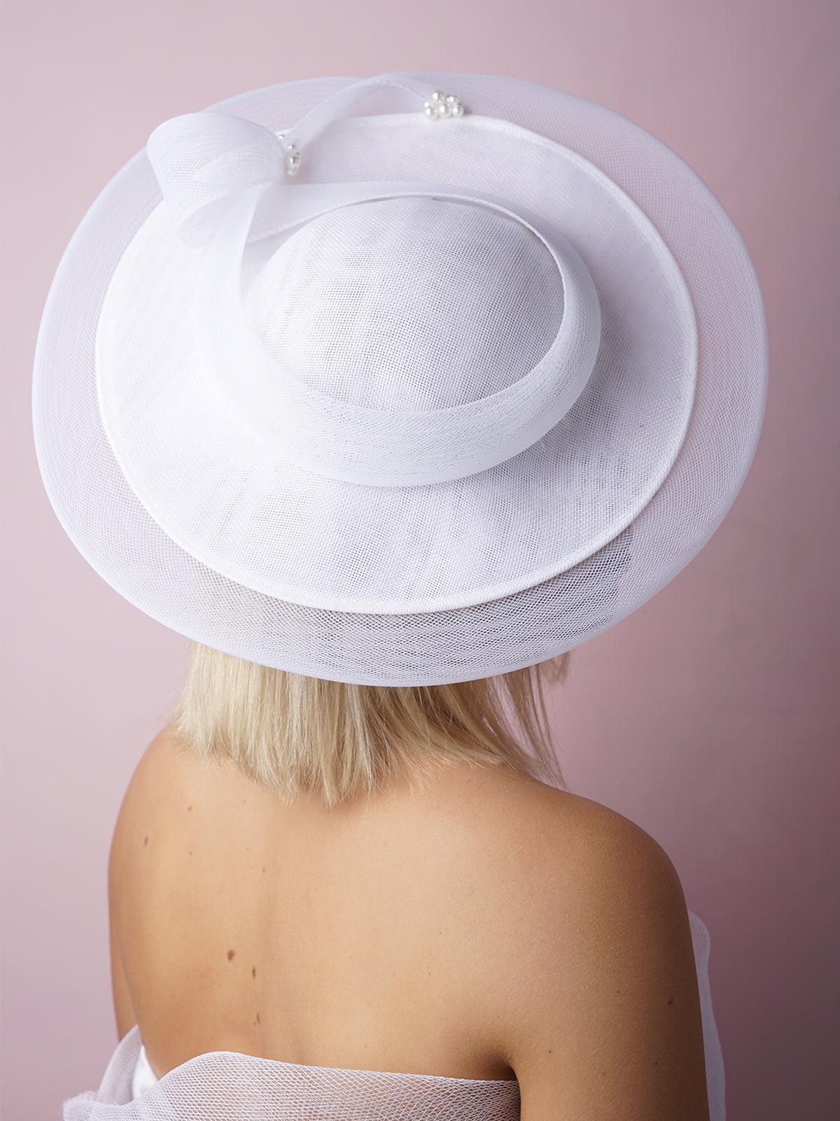 Pure White Side Brim