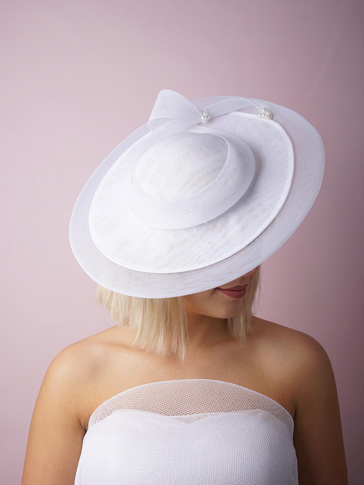 Pure White Side Brim