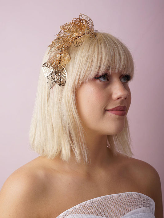 Gold Leaf delicate headband