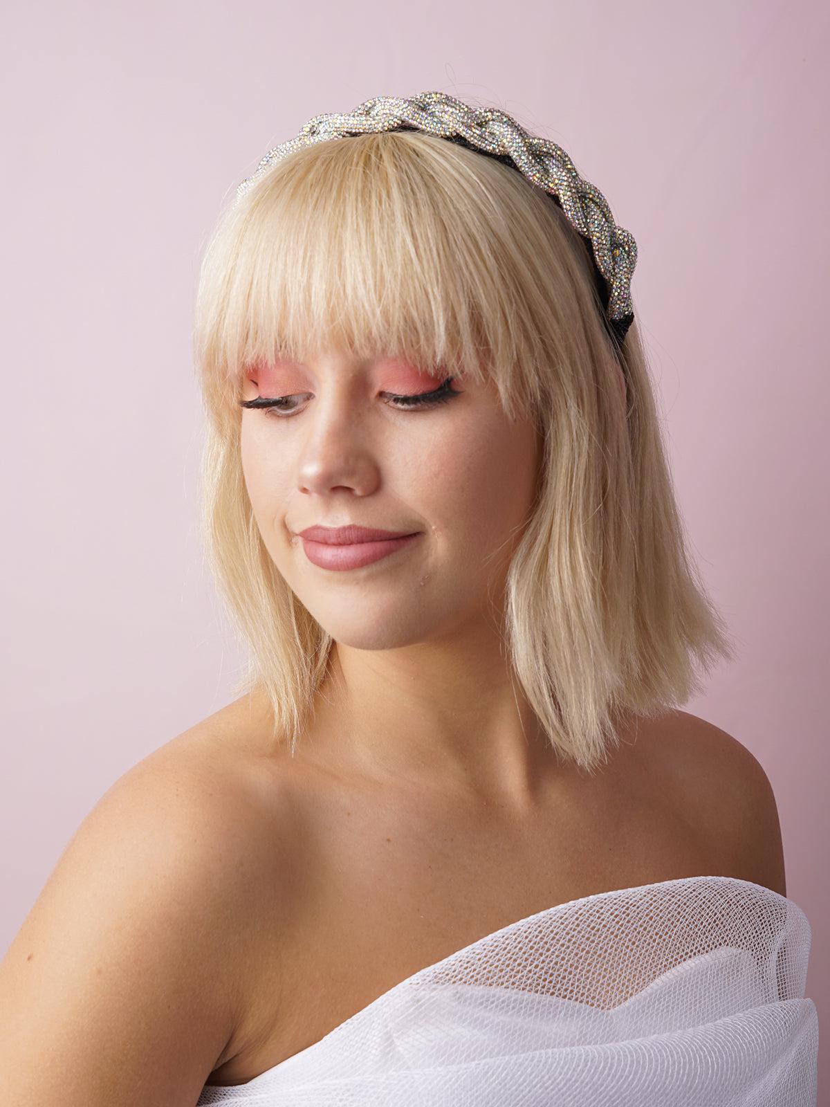 Plait Bling Narrow Headband
