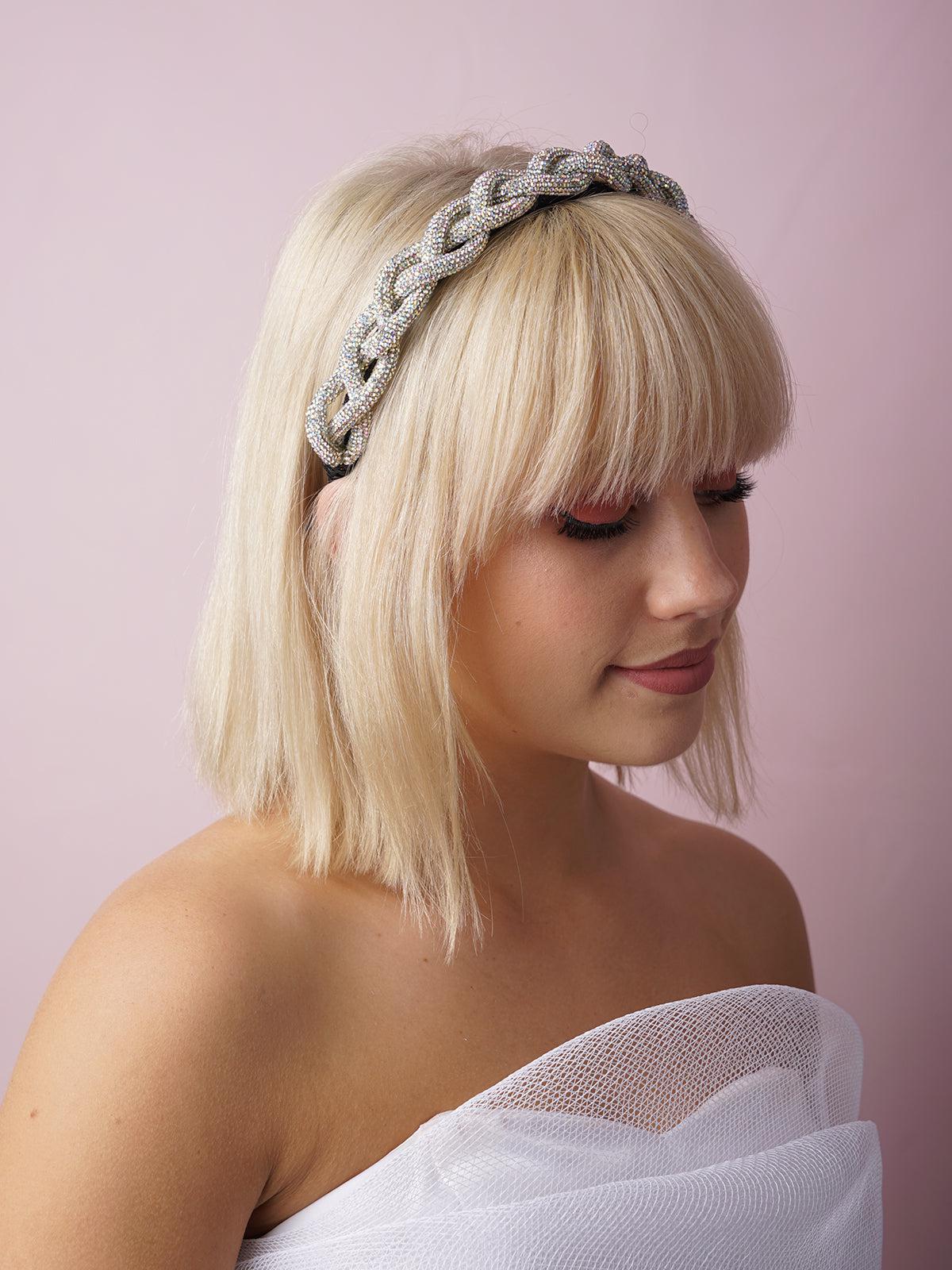 Plait Bling Narrow Headband