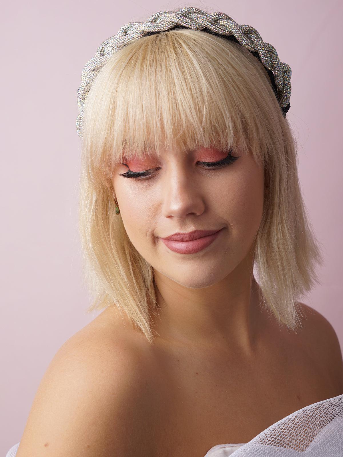 Plait Bling Narrow Headband