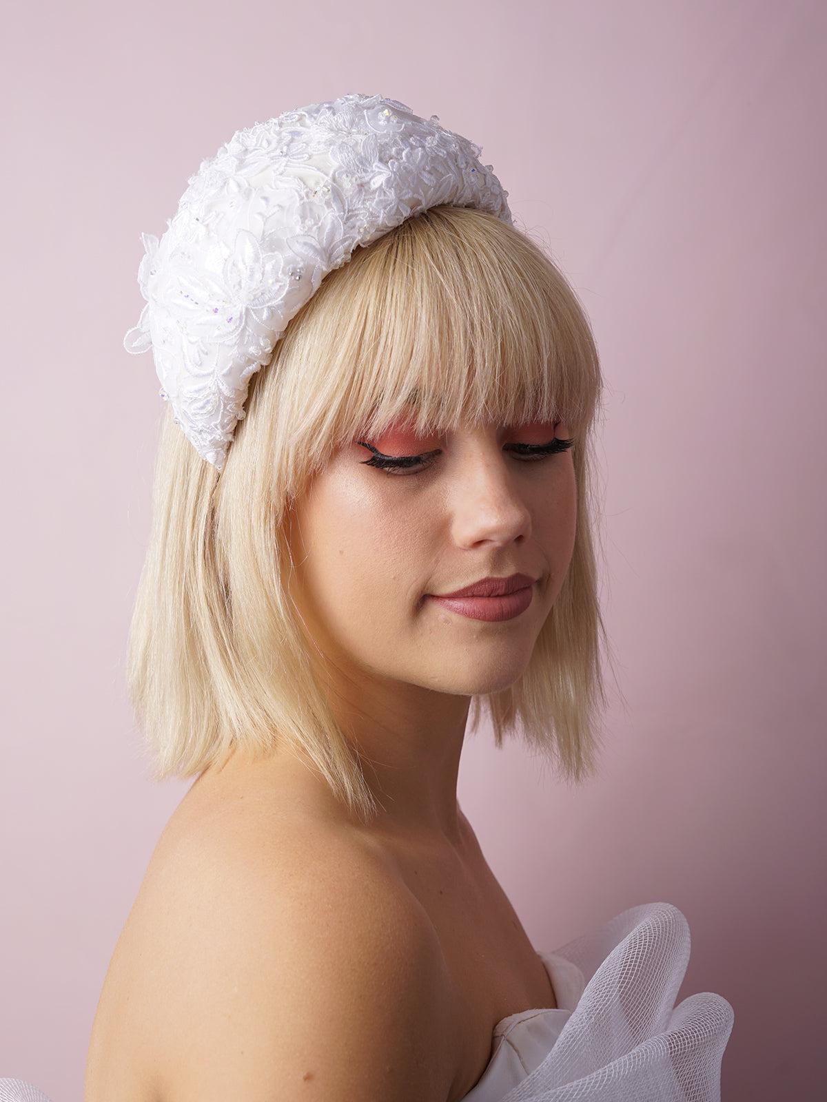 White Lace Headband