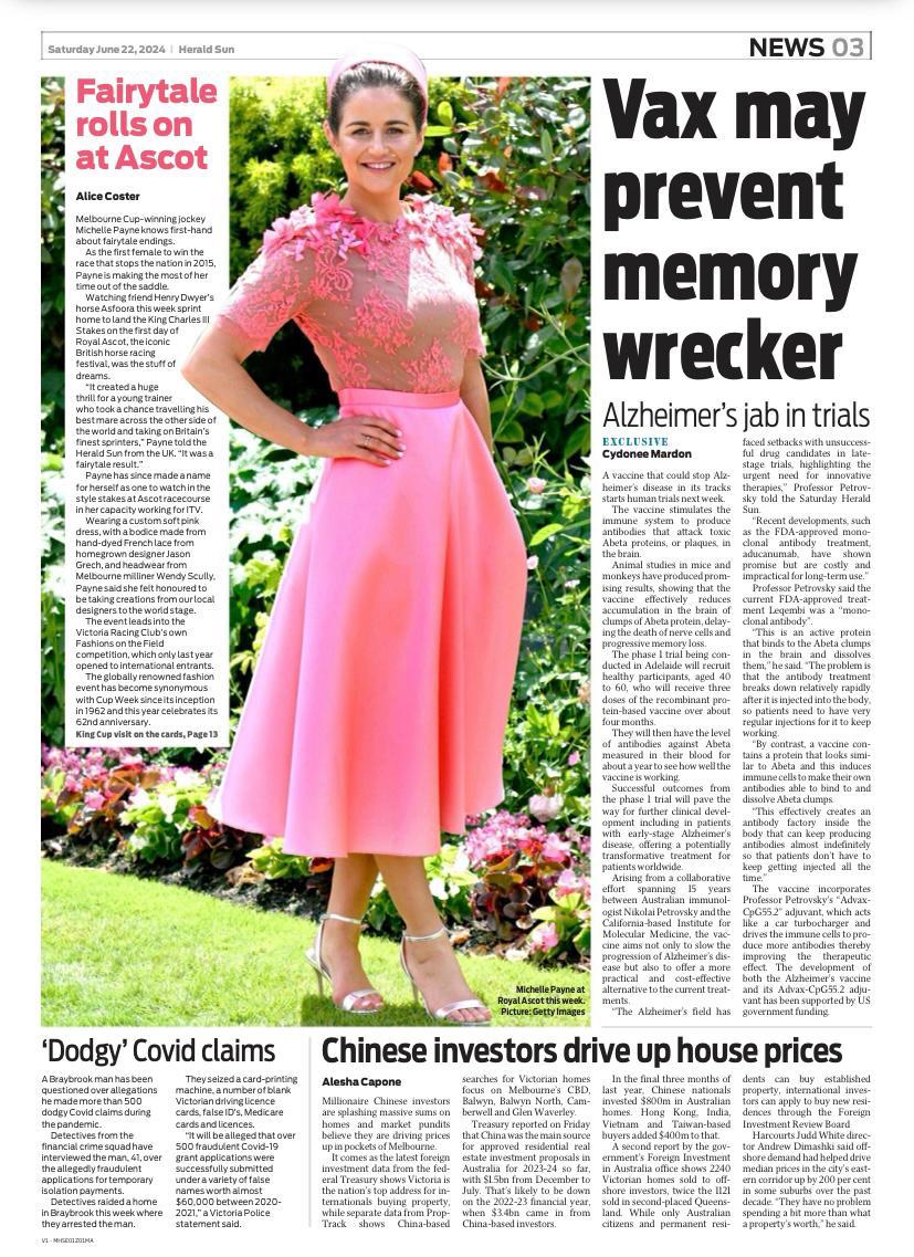 Michelle Payne at Ascot 2024.