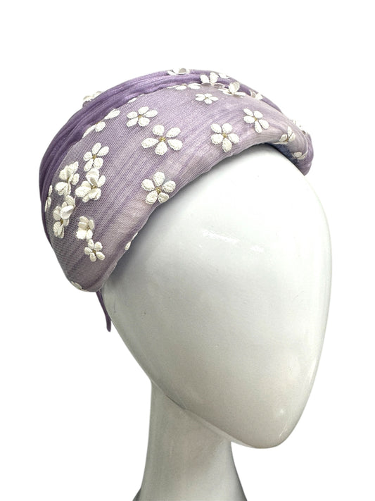 Lavender Luxe Bandeau Headband: Stylish & Comfy!