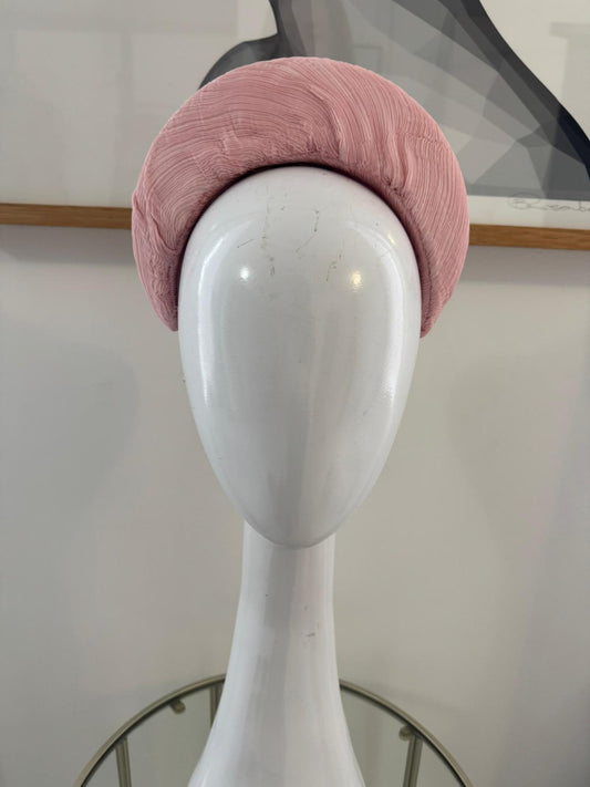 Pastel Halo Pink Textured Headband
