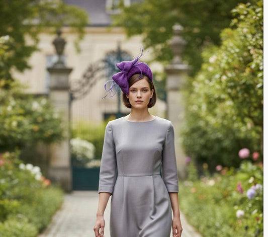 Purple Headband Fascinator
