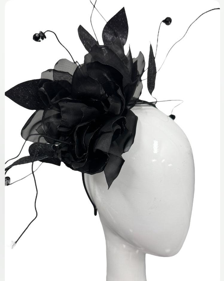 Black Fascinator Headband