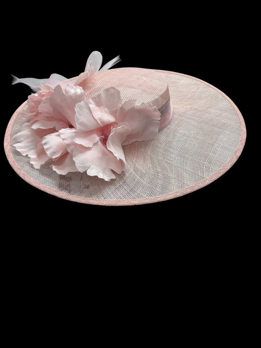 Pink Spring Boater Hat