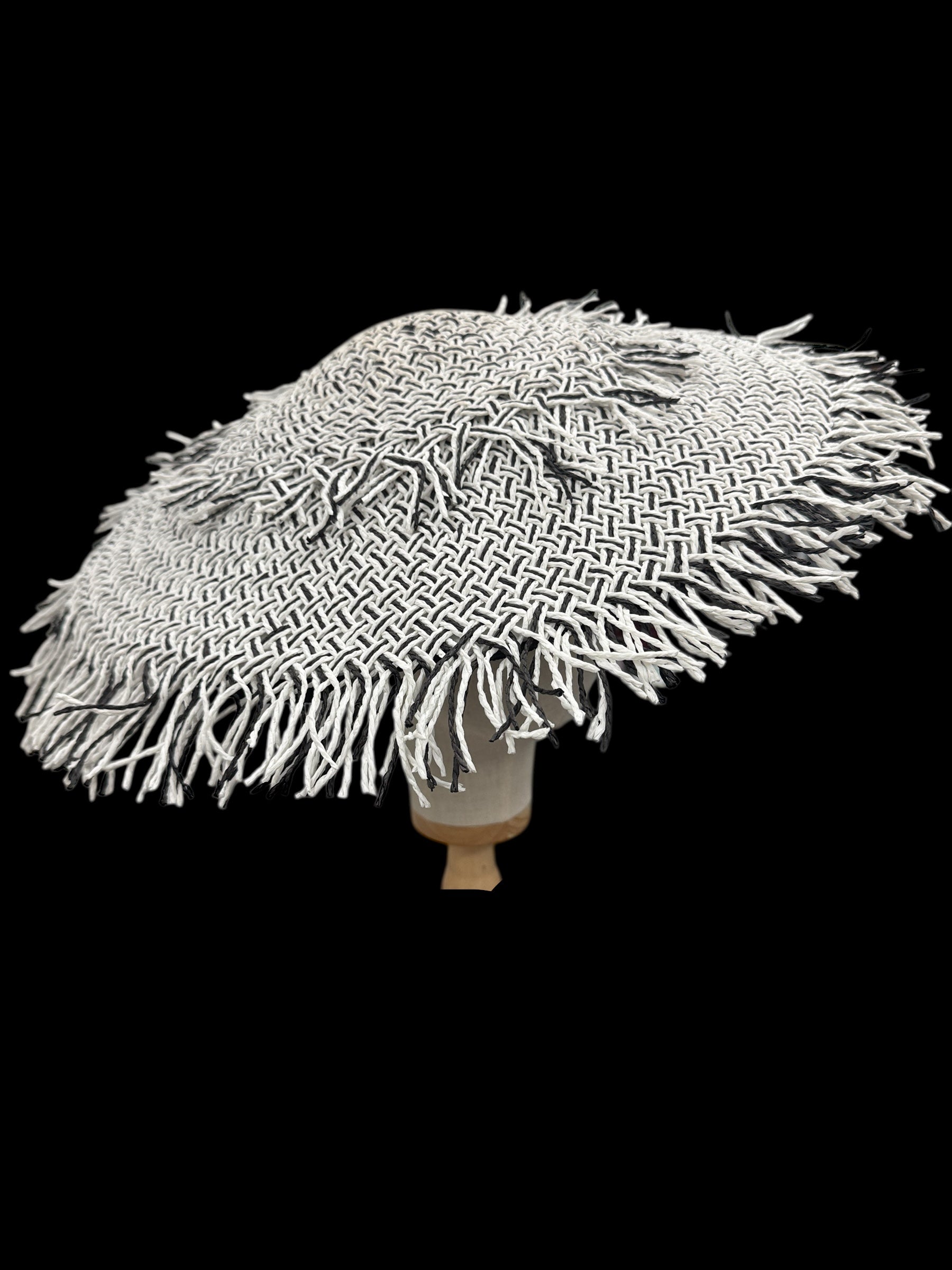 White Black Dior Brim