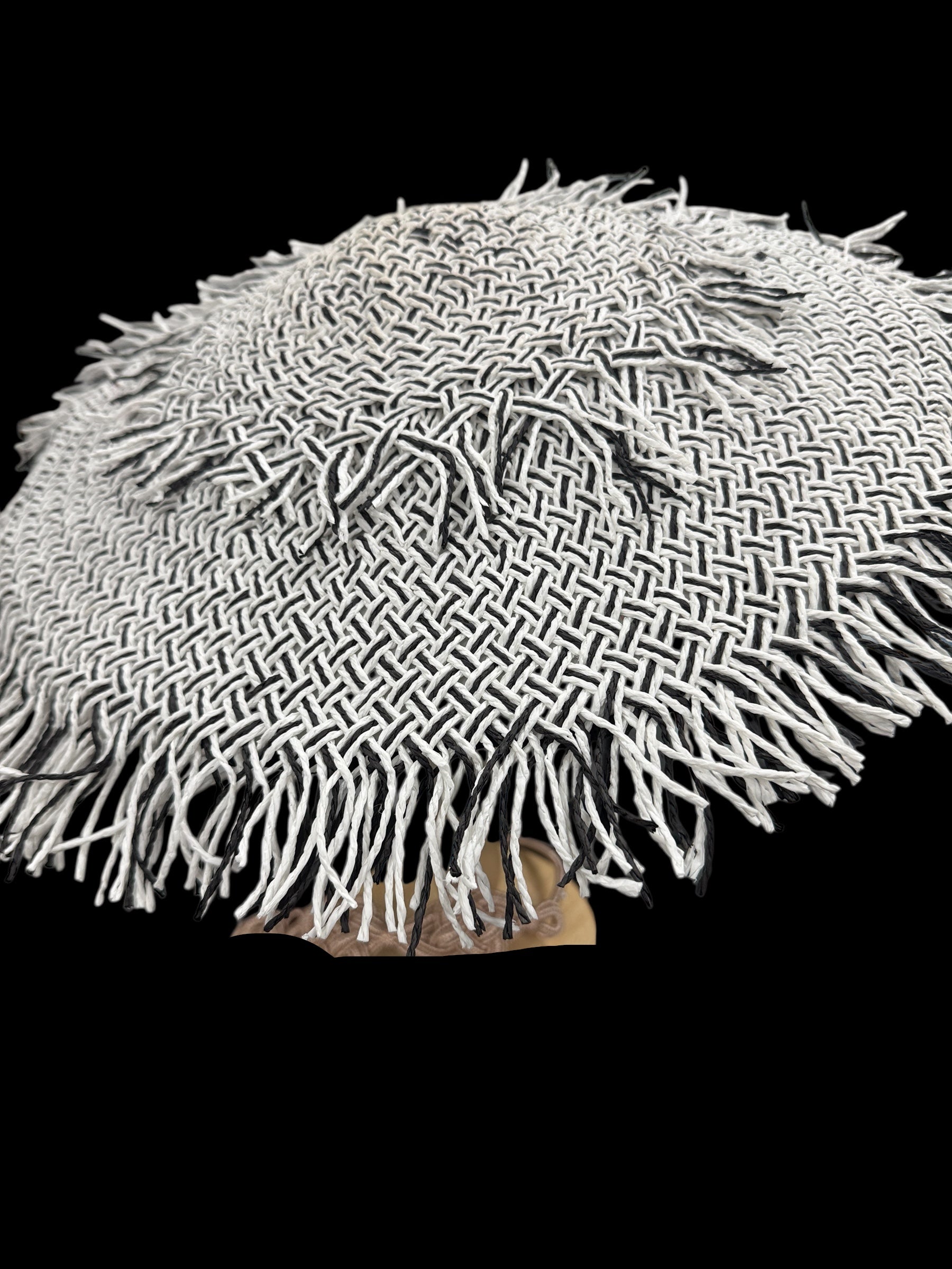 White Black Dior Brim