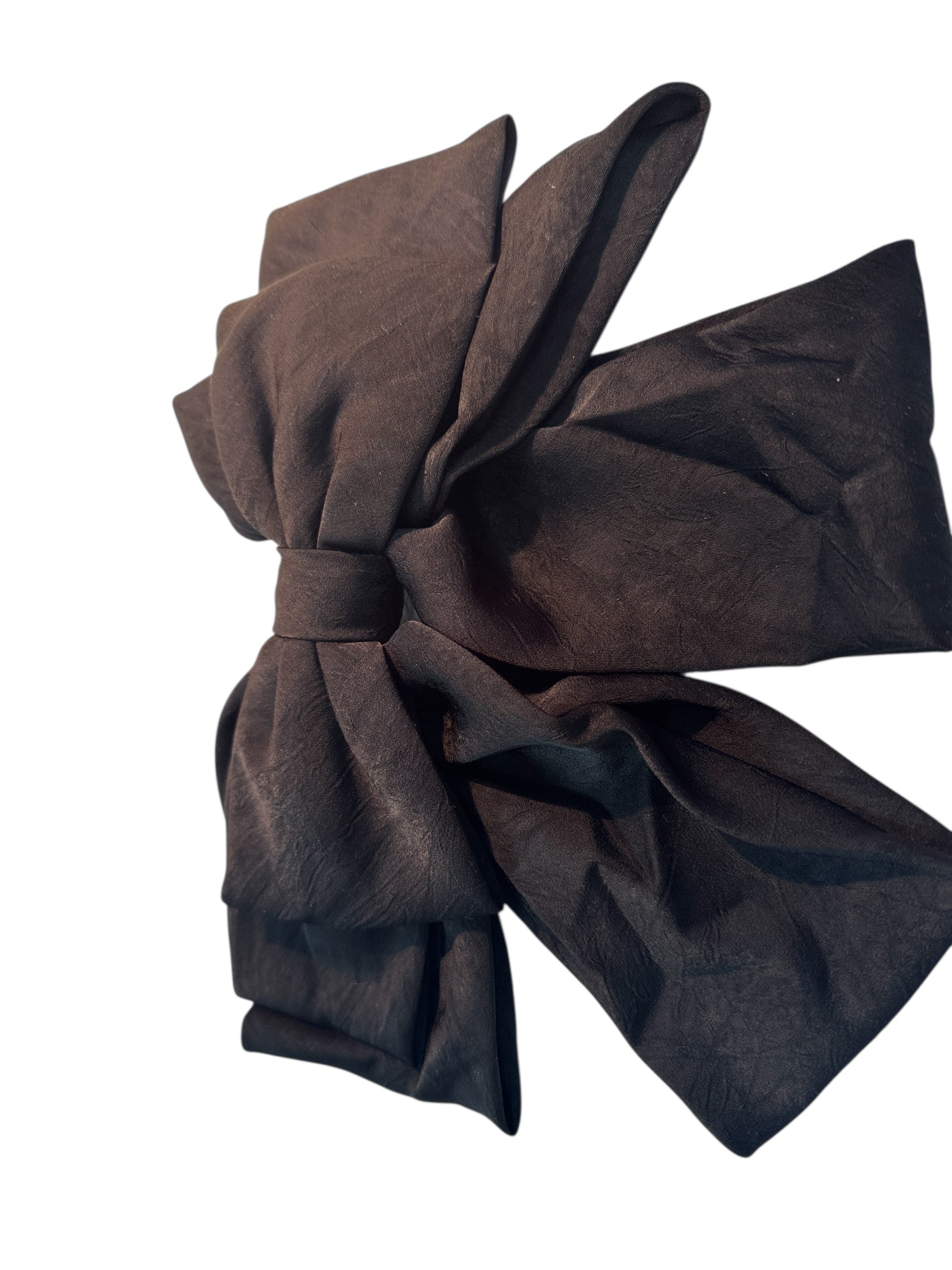 Black Fabric Bow