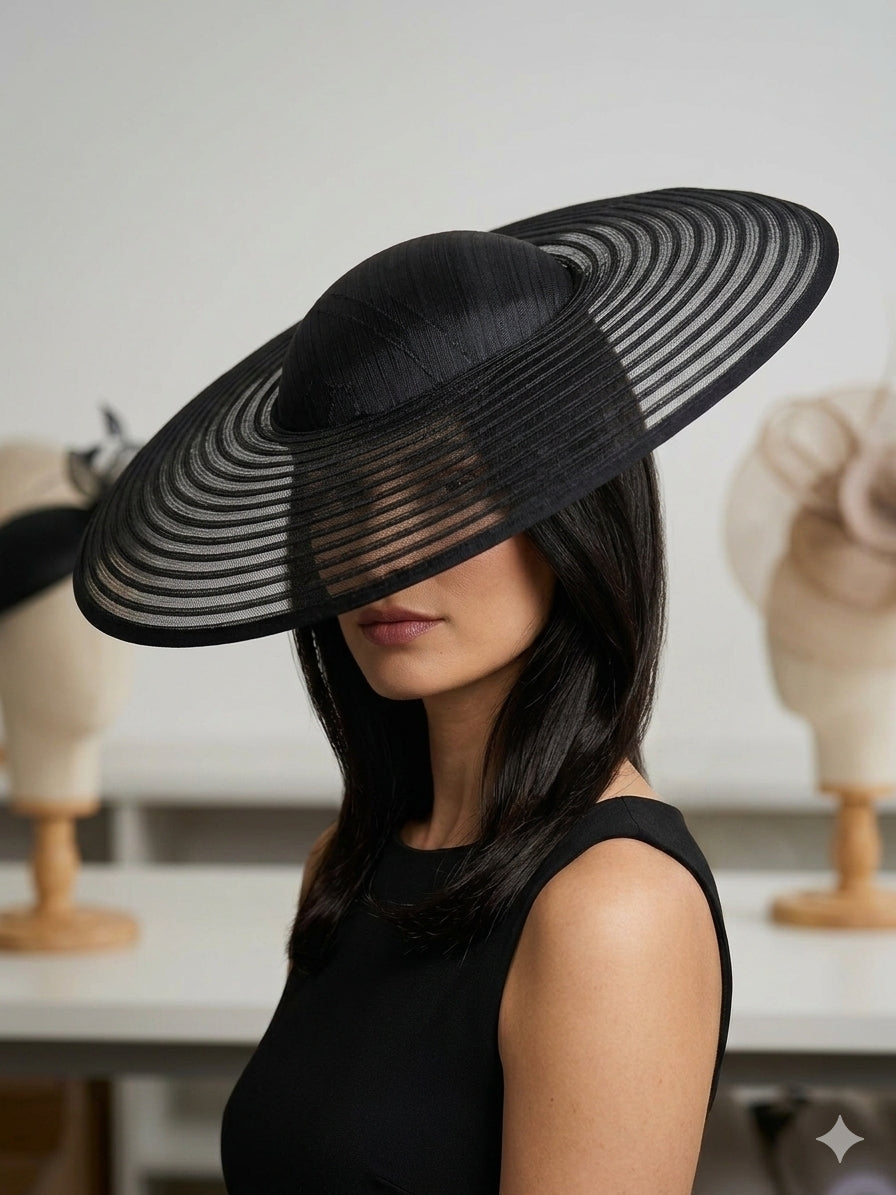 Black Sheer Hat