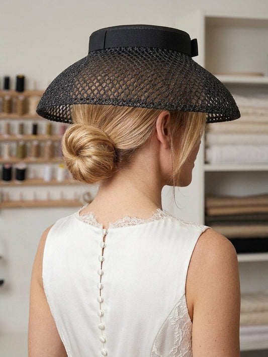 Black Mesh Dior Brim