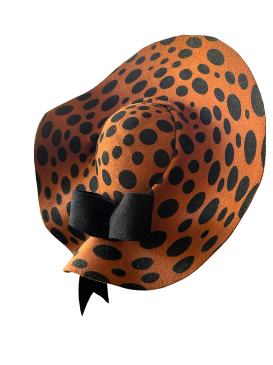 Black Spot Felt Hat