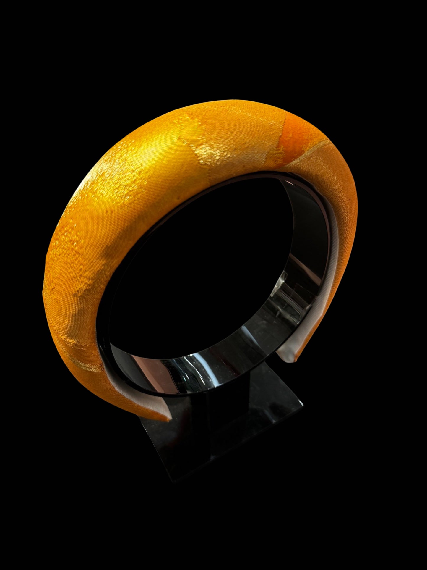 Orange Gold Obi Fabric Headband